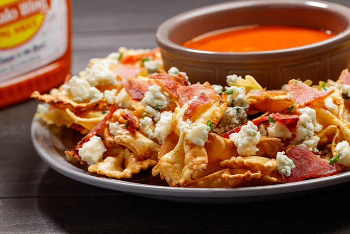 Air Fryer Pasta Chips | Sweet Baby Ray’s