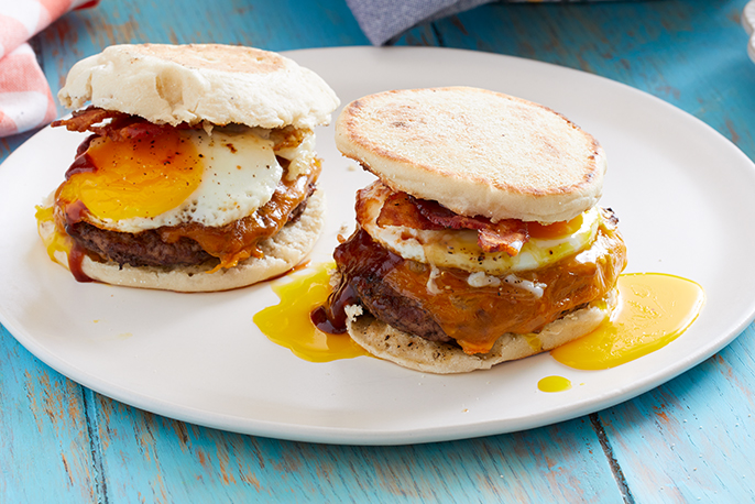 Bacon, Egg & Cheeseburger | Sweet Baby Ray’s