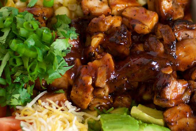 BBQ Chop Chicken Salad | Sweet Baby Ray’s