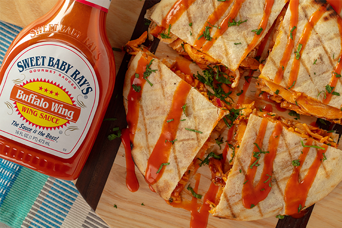 Buffalo Chicken Quesadilla | Sweet Baby Ray’s