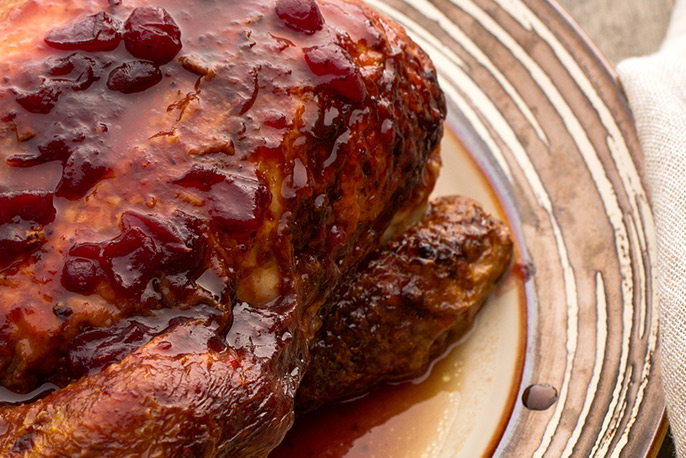 Cranberry Ginger BBQ-Roasted Split Turkey Breast | Sweet Baby Ray’s
