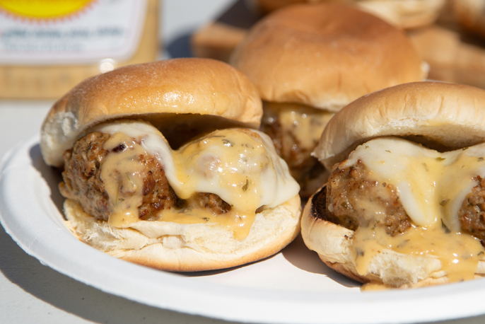 Garlic Parm Meatball Sliders | Sweet Baby Ray’s