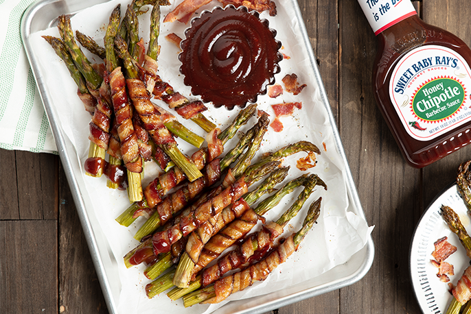 Grilled BBQ Bacon Asparagus | Sweet Baby Ray’s