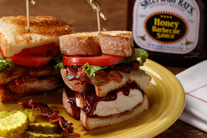 Honey Barbecue Chicken Club | Sweet Baby Ray’s