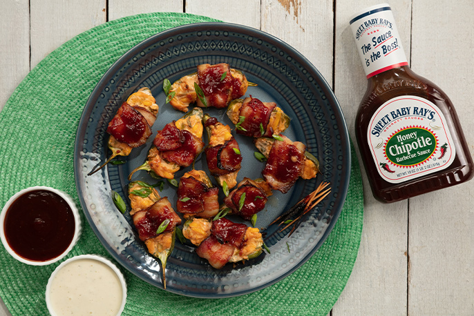 Honey Chipotle Jalapeño Poppers | Sweet Baby Ray’s