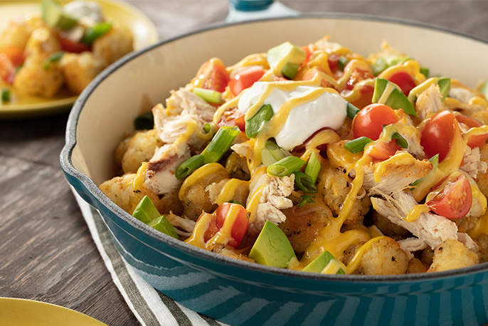 Honey Mustard Tater Tot Nachos | Sweet Baby Ray’s