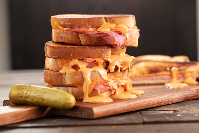 Hot Honey Mustard Ham and Cheese | Sweet Baby Ray’s