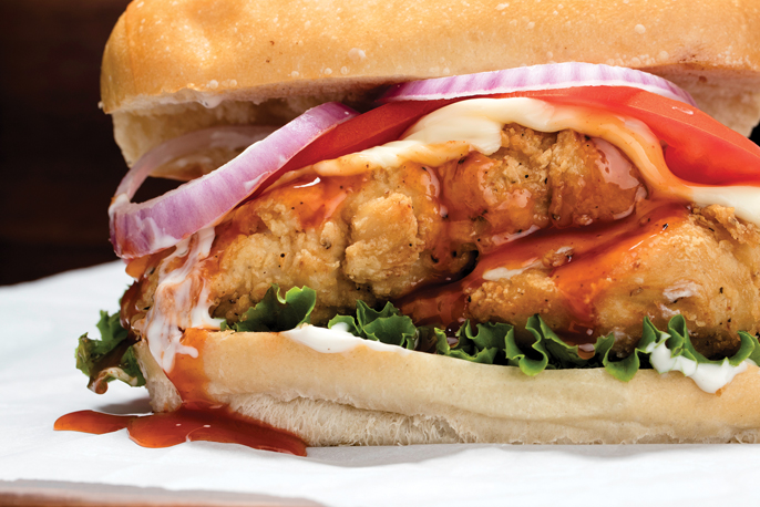 Hot Ranch Chicken Sandwich | Sweet Baby Ray’s