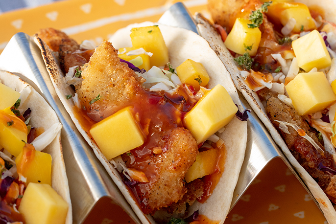 Mango Habanero Fish Tacos | Sweet Baby Ray’s