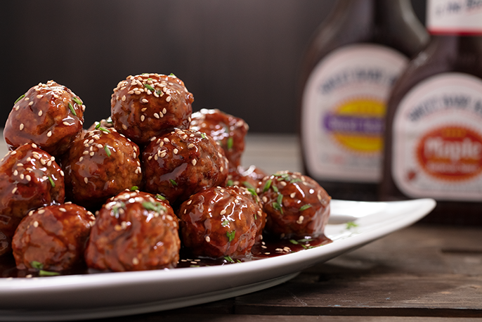 Maple BBQ Teriyaki Meatballs | Sweet Baby Ray’s