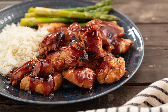 Maple BBQ Teriyaki Turkey Tips | Sweet Baby Ray’s