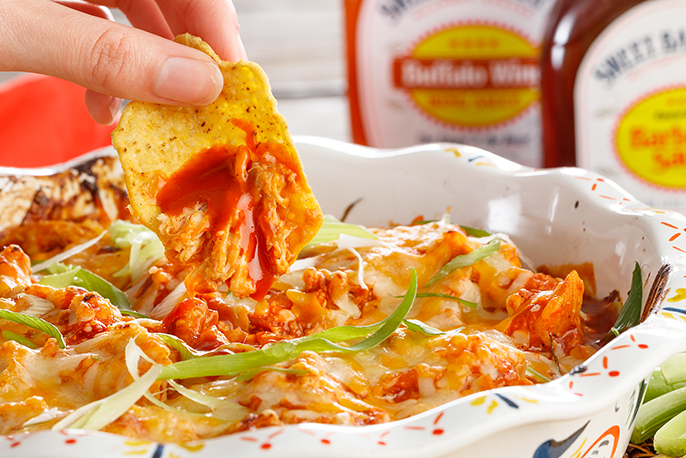 SBR Buff-a-cue Chicken Dip | Sweet Baby Ray’s