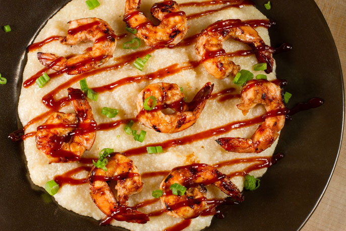 Sweet 'n Spicy Shrimp 'n Grits | Sweet Baby Ray’s