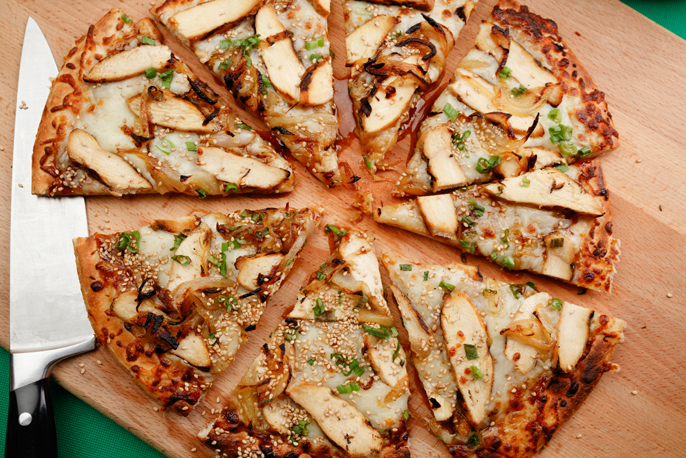 Teriyaki Chicken Flatbread | Sweet Baby Ray’s