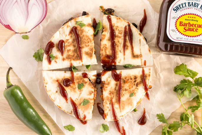 Ultimate BBQ Chicken Quesadillas | Sweet Baby Ray’s