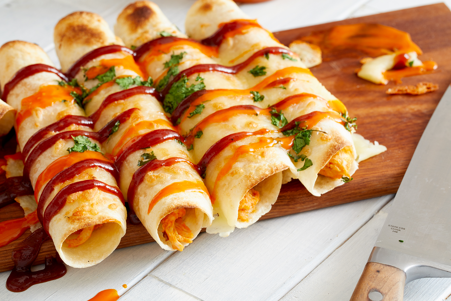 Buff-a-cue Chicken Taquitos | Sweet Baby Ray’s