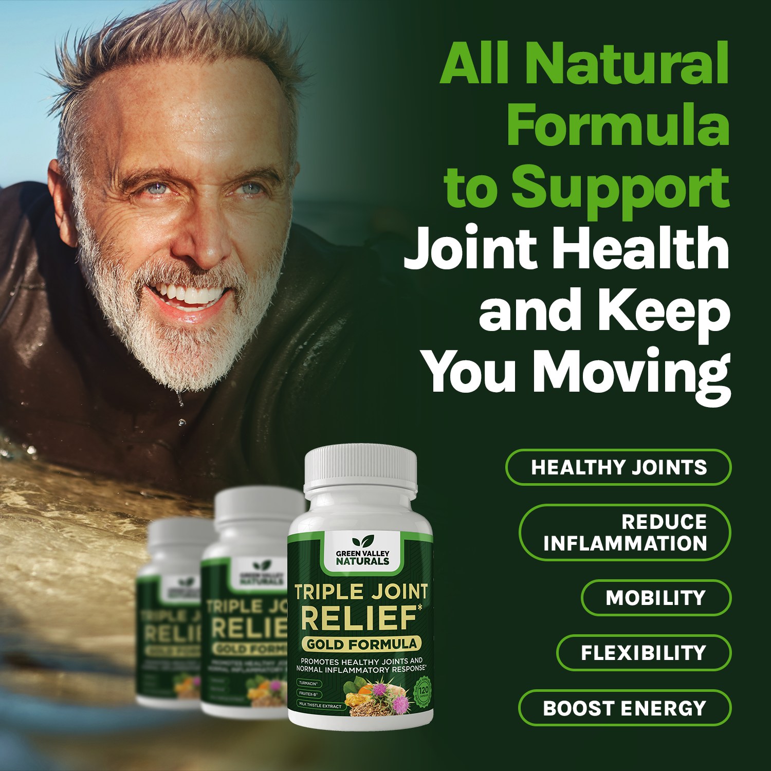 Triple Joint Relief Gold