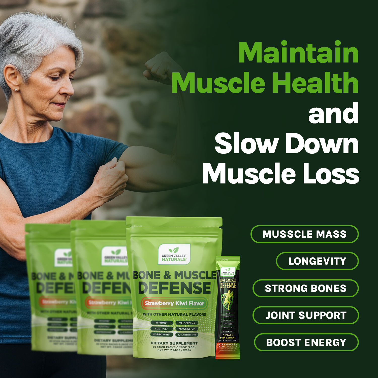 Bone & Muscle Defense On-The-Go Stick